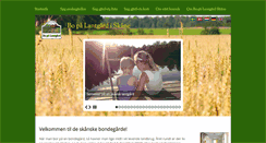 Desktop Screenshot of bondegaardsferie.se