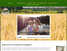 Tablet Screenshot of bondegaardsferie.se